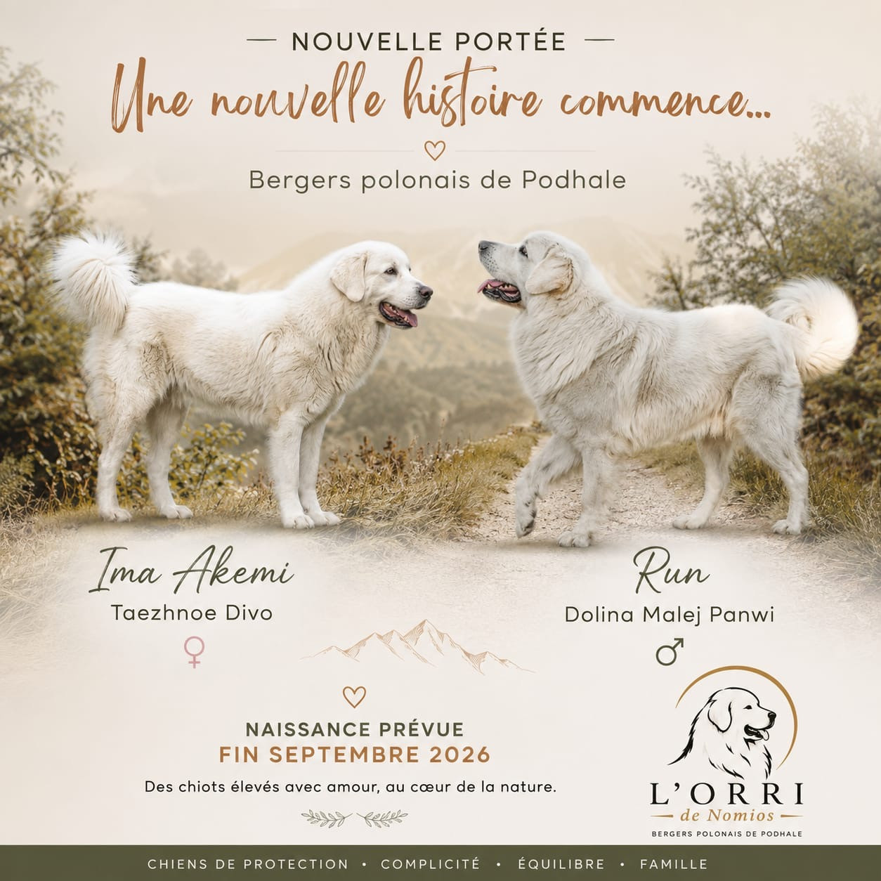 Une naissance pour la fin septembre